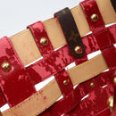 LOUIS VUITTON Monogram Ruby Sarina MM Tote Bag Red M95611 LV Auth ka2035-10