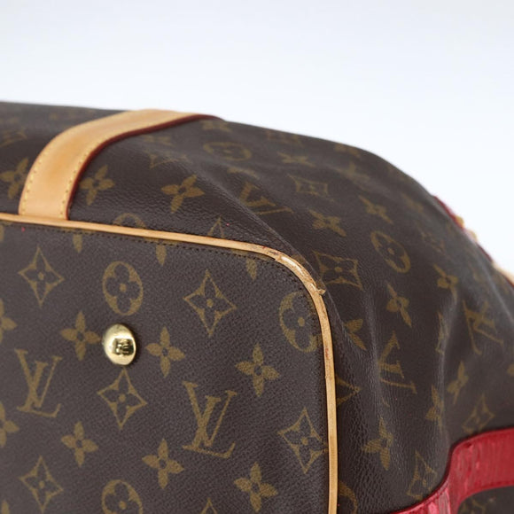 LOUIS VUITTON Monogram Ruby Sarina MM Tote Bag Red M95611 LV Auth ka2035