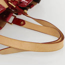 LOUIS VUITTON Monogram Ruby Sarina MM Tote Bag Red M95611 LV Auth ka2035-7