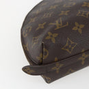 LOUIS VUITTON Monogram Trousse Demi Ronde Cosmetic Pouch M47520 LV Auth ka2037-16