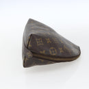 LOUIS VUITTON Monogram Trousse Demi Ronde Cosmetic Pouch M47520 LV Auth ka2037-4