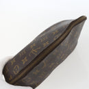 LOUIS VUITTON Monogram Trousse Demi Ronde Cosmetic Pouch M47520 LV Auth ka2037-5