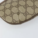 GUCCI GG Plus Supreme Shoulder Bag PVC Beige Gold 904 02 020 Auth ka2038-15