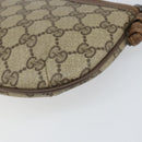 GUCCI GG Plus Supreme Shoulder Bag PVC Beige Gold 904 02 020 Auth ka2038-16