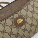 GUCCI GG Plus Supreme Shoulder Bag PVC Beige Gold 904 02 020 Auth ka2038-18