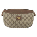 GUCCI GG Plus Supreme Shoulder Bag PVC Beige Gold 904 02 020 Auth ka2038-13