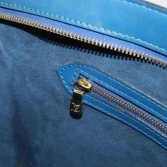 LOUIS VUITTON Epi Saint Jacques Shopping Shoulder Bag Blue M52275 LV Auth ka2040