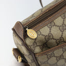 GUCCI GG Supreme Web Sherry Line Bag PVC Beige Gold 89 02 077 Auth ka2041-10