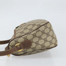 GUCCI GG Supreme Web Sherry Line Bag PVC Beige Gold 89 02 077 Auth ka2041-4