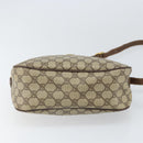 GUCCI GG Supreme Web Sherry Line Bag PVC Beige Gold 89 02 077 Auth ka2041-5