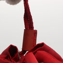 PRADA Drawstring Pouch Nylon Red Auth ka2042-8