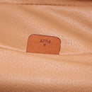 CELINE Macadam Canvas Hand Bag PVC Leather Brown Gold Auth ka2043-12