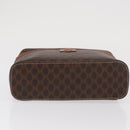 CELINE Macadam Canvas Hand Bag PVC Leather Brown Gold Auth ka2043-5