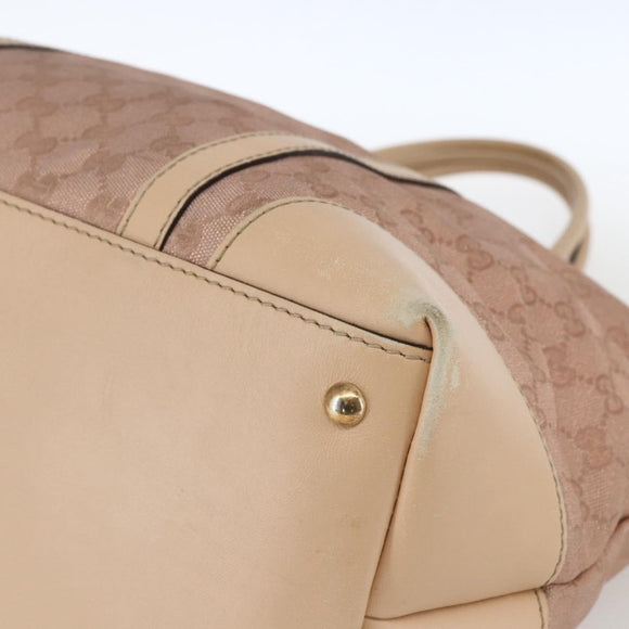 GUCCI Lovely Tote Bag Pink Gold 257068 Auth ka2044