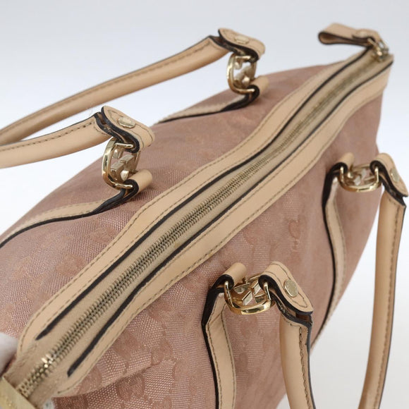 GUCCI Lovely Tote Bag Pink Gold 257068 Auth ka2044