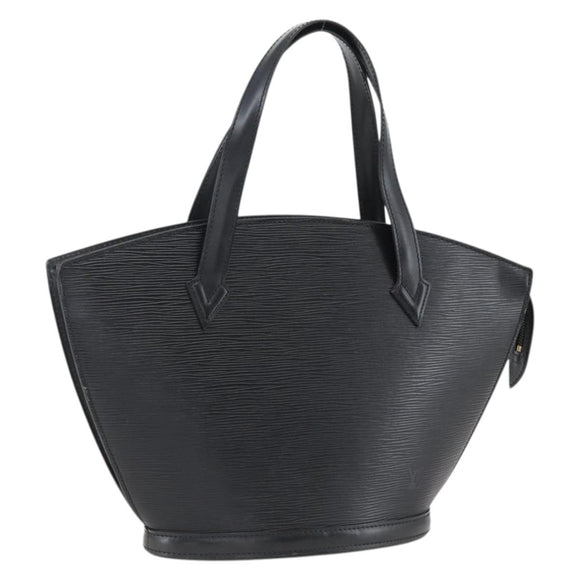 LOUIS VUITTON Epi Saint Jacques Hand Bag Black M52272 LV Auth ka2048