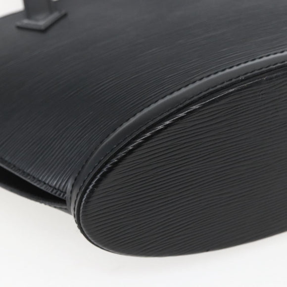 LOUIS VUITTON Epi Saint Jacques Hand Bag Black M52272 LV Auth ka2048