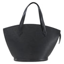 LOUIS VUITTON Epi Saint Jacques Hand Bag Black M52272 LV Auth ka2048-13