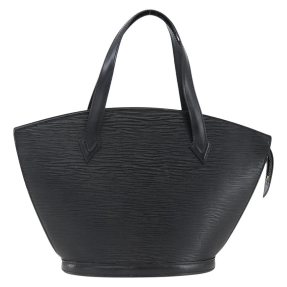 LOUIS VUITTON Epi Saint Jacques Hand Bag Black M52272 LV Auth ka2048