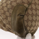 GUCCI GG Canvas Hand Bag 2way Beige Gold 247902 Auth ka205-17