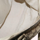 GUCCI GG Canvas Hand Bag 2way Beige Gold 247902 Auth ka205-11