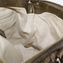 GUCCI GG Canvas Hand Bag 2way Beige Gold 247902 Auth ka205-20
