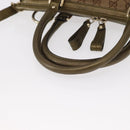GUCCI GG Canvas Hand Bag 2way Beige Gold 247902 Auth ka205-7