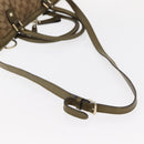 GUCCI GG Canvas Hand Bag 2way Beige Gold 247902 Auth ka205-9