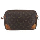 LOUIS VUITTON Monogram Compiegne 28 Clutch Bag M51845 LV Auth ka2050-2