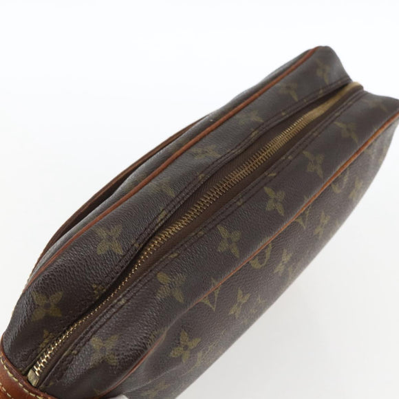 LOUIS VUITTON Monogram Compiegne 28 Clutch Bag M51845 LV Auth ka2050