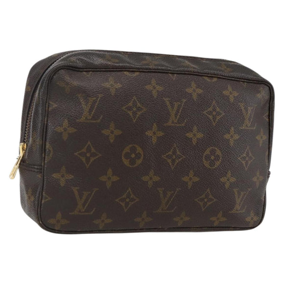 LOUIS VUITTON Monogram Trousse Toilette 23 Clutch Bag M47524 LV Auth ka2053