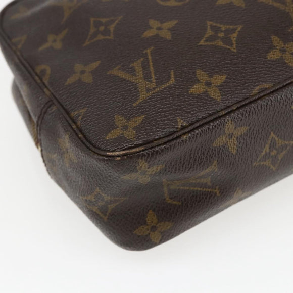 LOUIS VUITTON Monogram Trousse Toilette 23 Clutch Bag M47524 LV Auth ka2053