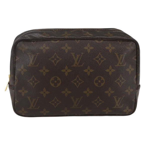 LOUIS VUITTON Monogram Trousse Toilette 23 Clutch Bag M47524 LV Auth ka2053