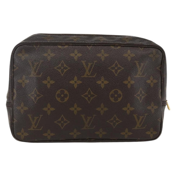 LOUIS VUITTON Monogram Trousse Toilette 23 Clutch Bag M47524 LV Auth ka2053