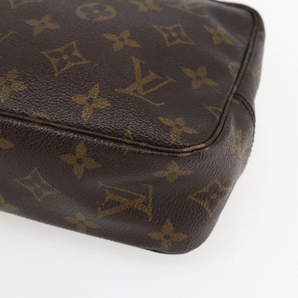 LOUIS VUITTON Monogram Trousse Toilette 23 Clutch Bag M47524 LV Auth ka2053