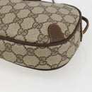 GUCCI GG Supreme Web Sherry Line Bag PVC Beige Gold 89 02 066 Auth ka2054-10