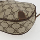 GUCCI GG Supreme Web Sherry Line Bag PVC Beige Gold 89 02 066 Auth ka2054-12