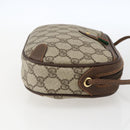 GUCCI GG Supreme Web Sherry Line Bag PVC Beige Gold 89 02 066 Auth ka2054-5