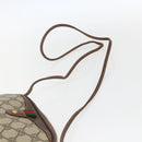 GUCCI GG Supreme Web Sherry Line Bag PVC Beige Gold 89 02 066 Auth ka2054-8