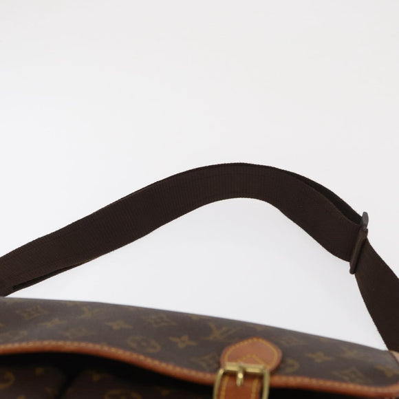 LOUIS VUITTON Monogram Gibeciere GM Shoulder Bag M42246 LV Auth ka2055