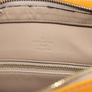 LOUIS VUITTON Monogram Vernis Houston Hand Bag Jaune M91121 LV Auth ka2056-10