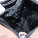PRADA Shoulder Bag Nylon Brown Silver Auth ka2057-24