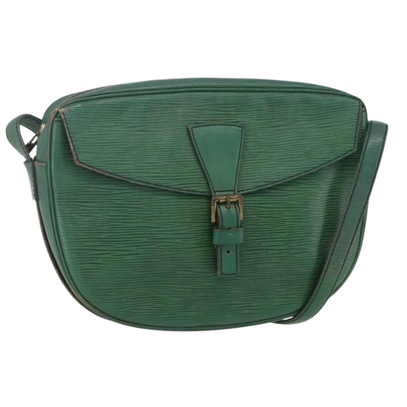 LOUIS VUITTON Epi Jeune Fille MM Shoulder Bag Green M52154 LV Auth ka206