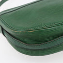 LOUIS VUITTON Epi Jeune Fille MM Shoulder Bag Green M52154 LV Auth ka206-17