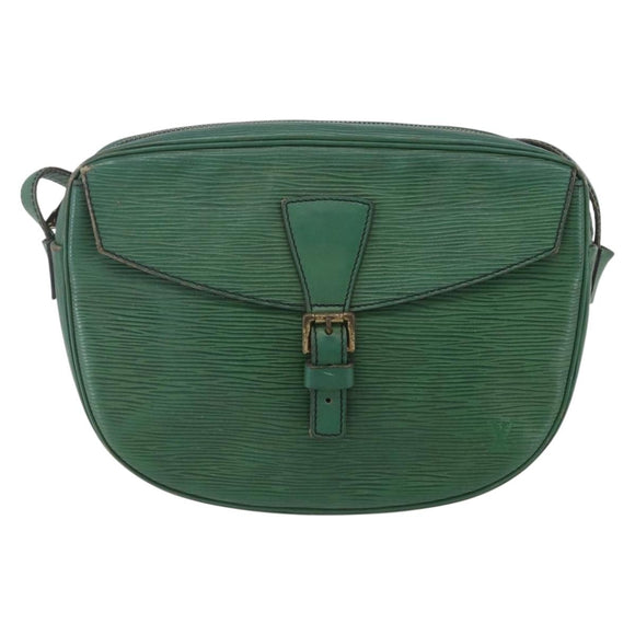 LOUIS VUITTON Epi Jeune Fille MM Shoulder Bag Green M52154 LV Auth ka206