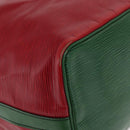 LOUIS VUITTON Epi Petit Noe Shoulder Bag Bicolor Green Red LV Auth ka2062-9