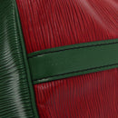 LOUIS VUITTON Epi Petit Noe Shoulder Bag Bicolor Green Red LV Auth ka2062-17