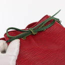 LOUIS VUITTON Epi Petit Noe Shoulder Bag Bicolor Green Red LV Auth ka2062-10