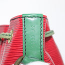 LOUIS VUITTON Epi Petit Noe Shoulder Bag Bicolor Green Red LV Auth ka2062-12