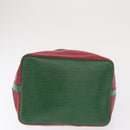 LOUIS VUITTON Epi Petit Noe Shoulder Bag Bicolor Green Red LV Auth ka2062-5